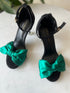 Ribbon Bows Decor Buckle Straps Heels
